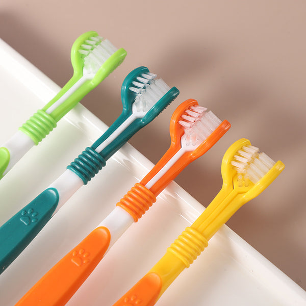 Cepillo Dental para Mascotas - Limpieza Bucal Profesional