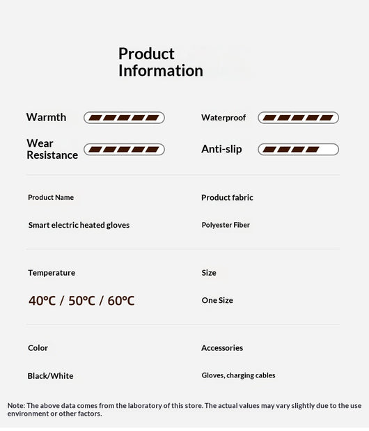 Guantes Térmicos para Ciclismo Eléctrico - Protección contra Frío y Viento - Image 17