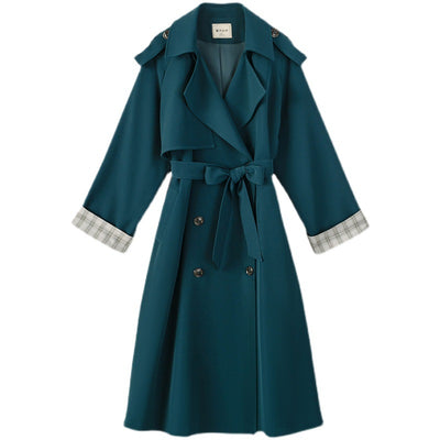 Abrigo Impermeable Largo Estilo Británico para Mujer - Elegancia y Protección - Image 7