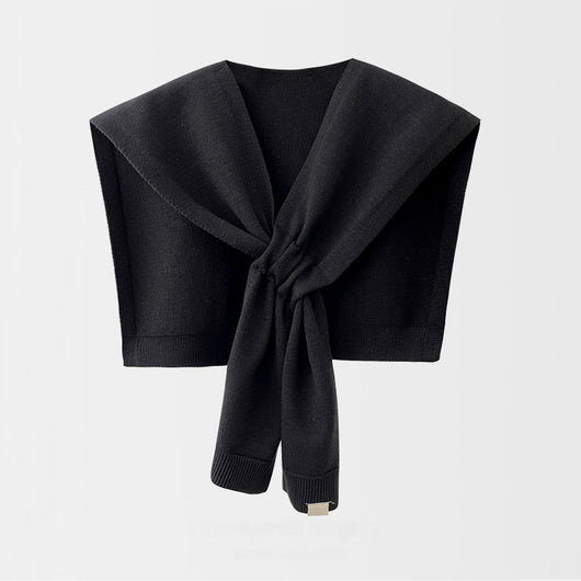 Chal Tejido Cruzado Elegante - Bufanda Sólida Versátil para Mujer - Image 7