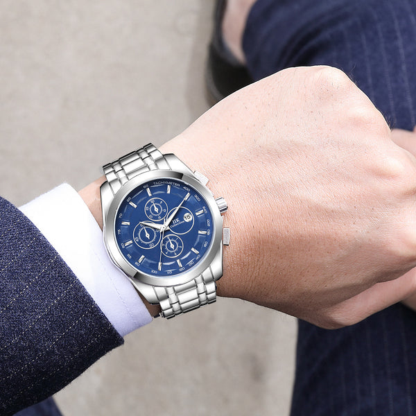 Reloj de Cuarzo para Hombre con Manecillas Luminosas en Aleación