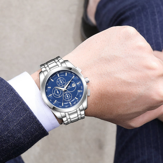 Reloj de Cuarzo para Hombre con Manecillas Luminosas en Aleación - Image 2