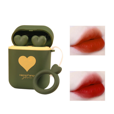 Estuche Organizador Doble Tubo para Labiales Mate y Auriculares Portátil - Image 18