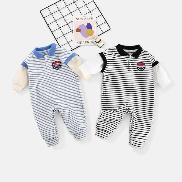 Body de Rayas para Bebé Recién Nacido - Ropa de Otoño