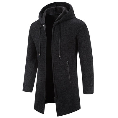 Cardigan Hoodie Casual de Hombre con Cierre de Cremallera - Image 3
