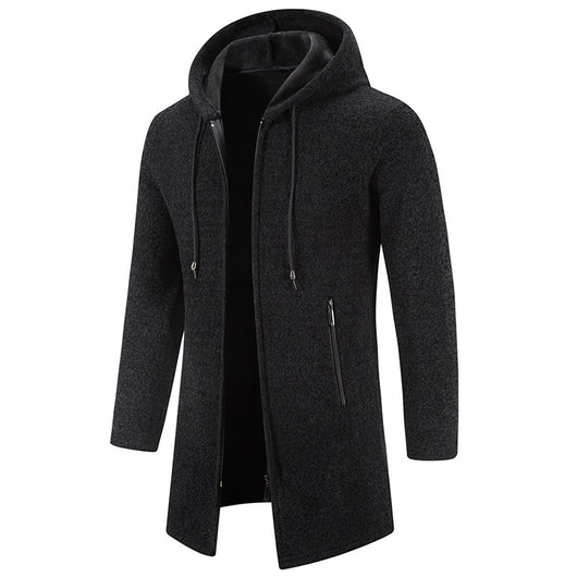 Cardigan Hoodie Casual de Hombre con Cierre de Cremallera - Image 3