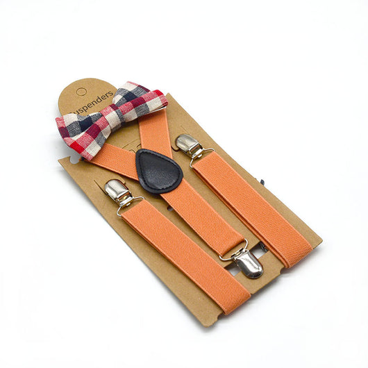 Conjunto de Tirantes y Pajarita Estampada para Niños - Image 27