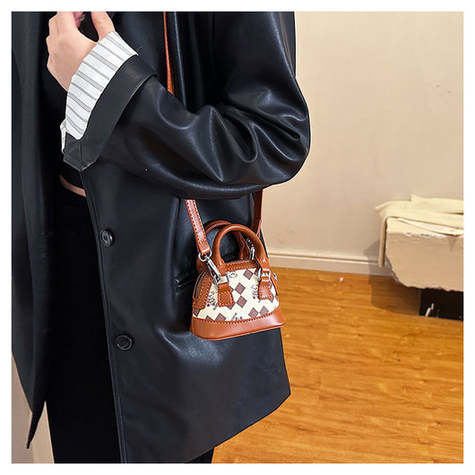 Cartera Mini Crossbody Estilo Occidental con Contraste de Colores - Image 27