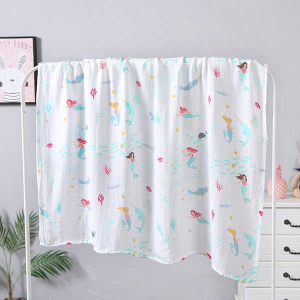 Toalla de Baño Gasa Doble para Bebé 110 x 120 cm