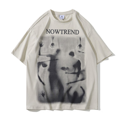 Playera Estampada Devil Ghost de Manga Corta para Hombre - Image 7