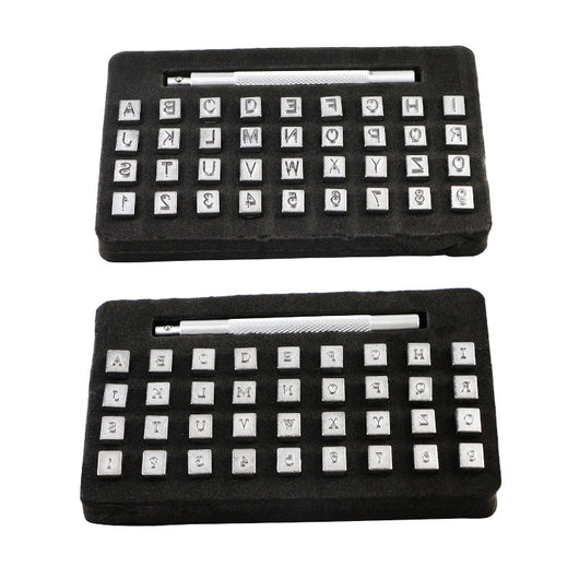 Set de 37 Sellos de Letras en Acero Endurecido para Cuero - Image 10