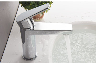 Grifo de Baño Cuadrado en Cobre con Control de Agua Caliente y Fría - Image 16