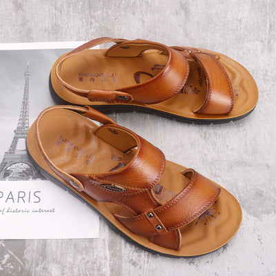 Zapatos de Playa para Hombre en Cuero Genuino - Estilo Verano - Image 3