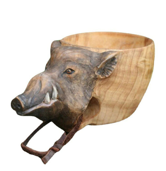 Taza Kuksa Escandinava Tallada a Mano - Taza de Madera para Camping y Café - Image 16