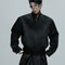 Chaqueta Corta Cuello Mao Bordada para Otoño