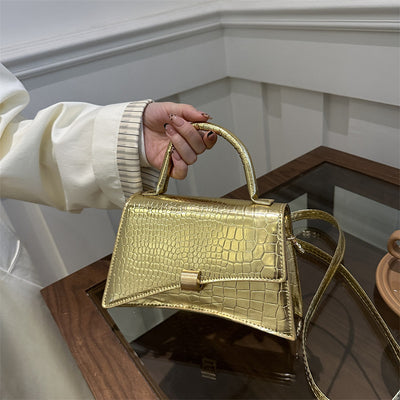 Bolso de Cuero PU Texturizado Casual para Mujer - Diseño Minimalista - Image 8