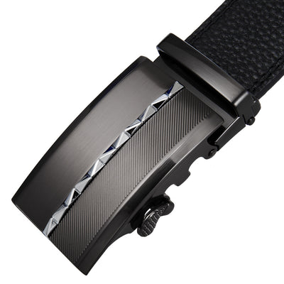 Cinturón de Cuero para Hombre con Hebilla Automática - Image 14