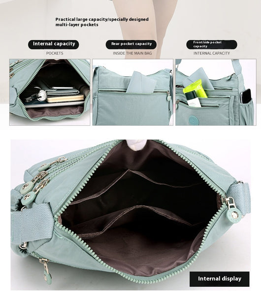 Bolsa Mensajera Unisex Nylon Ligera - Diseño Minimalista y Funcional - Image 22