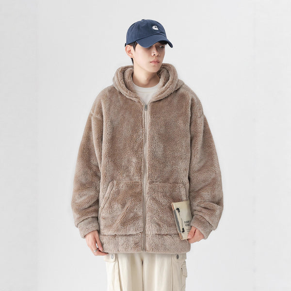 Conjunto de Sudadera Acolchada con Capucha y Pantalón Deportivo Cálido