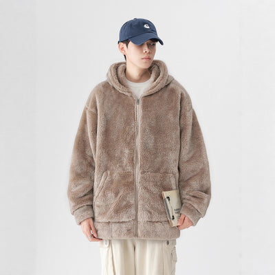 Conjunto de Sudadera Acolchada con Capucha y Pantalón Deportivo Cálido