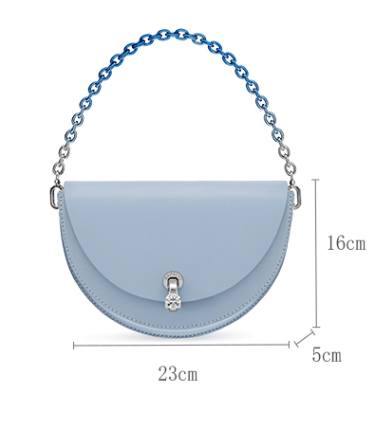 Bolso Bandolera Pequeño Mujer con Cierre Diamante - Image 13