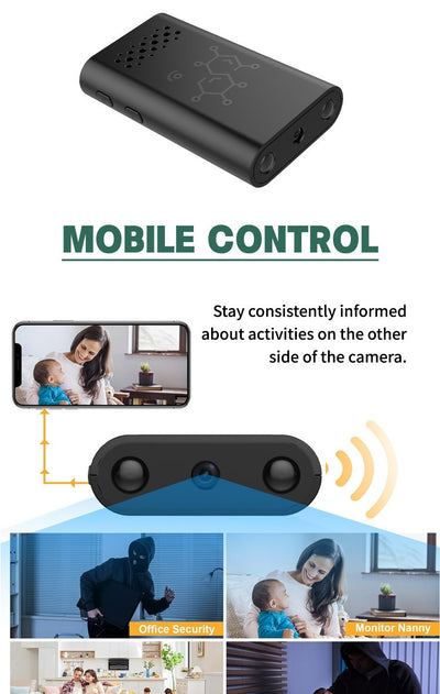 Cámara de Seguridad Inteligente con Monitor de Bebé WiFi - Image 11