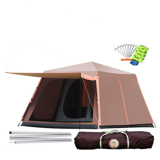 Tienda de Campaña Automática para 3-8 Personas - Aluminio Reforzado Doble Capa Impermeable - Image 6