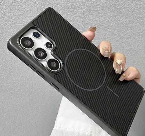 Funda Magnética de Fibra de Carbono para S24plus - Protección Total Anti-caídas - Image 7