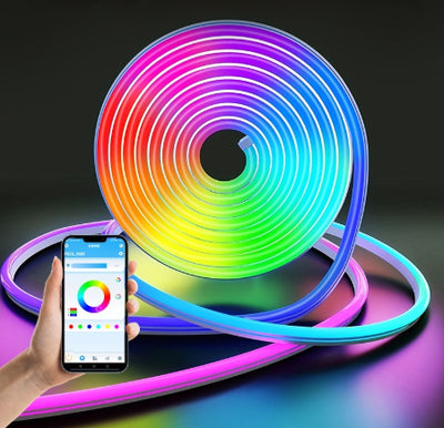 Tira de Luz Neon LED Multicolor de Bajo Voltaje Flexible - Image 6