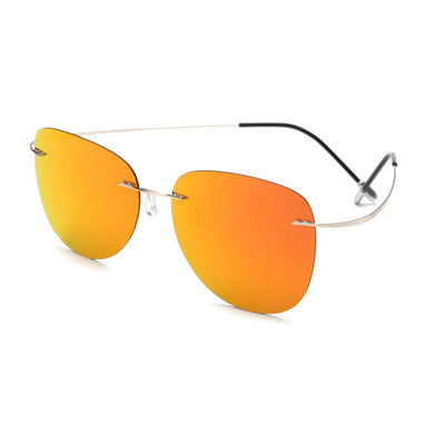 Gafas de Sol Polarizadas Rimless Toad para Mujer - Image 12