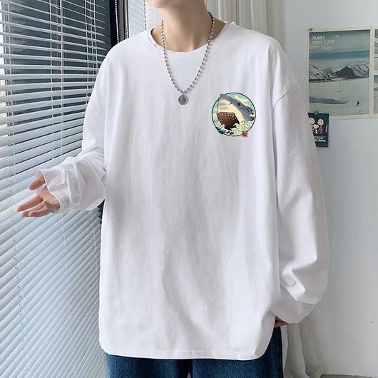 Ropa Suelta Otoñal para Hombre Talla Grande Estudiante - Image 21