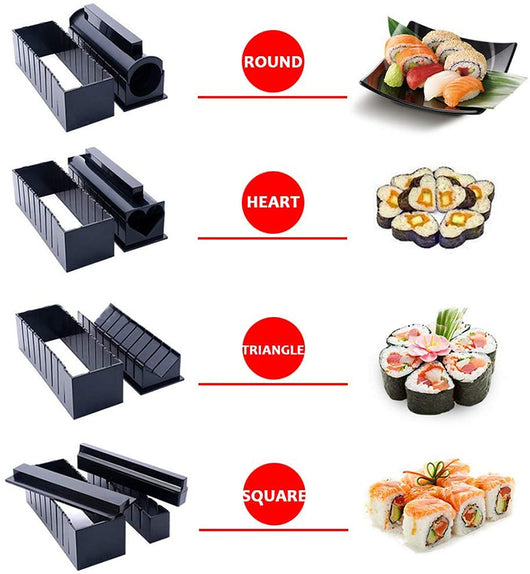 Kit Completo para Hacer Sushi en Casa - 5 Moldes Plásticos de Calidad - Image 19