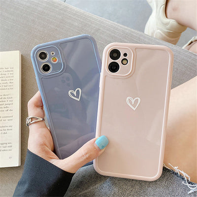 Funda Protectora TPU Borde Recto Diseño Love para Celular - Image 5