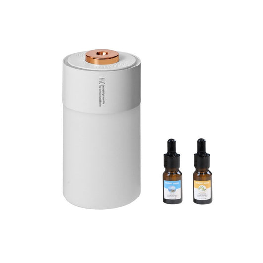 Pink and gradient colorful humidifier with a gold nozzle, featuring a night light function for air and room humidification. - Image 6
