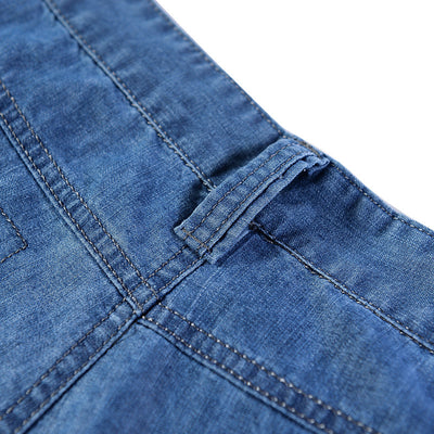 Pantalones Vaqueros Cropped Sueltos con Bolsillos Grandes - Image 8