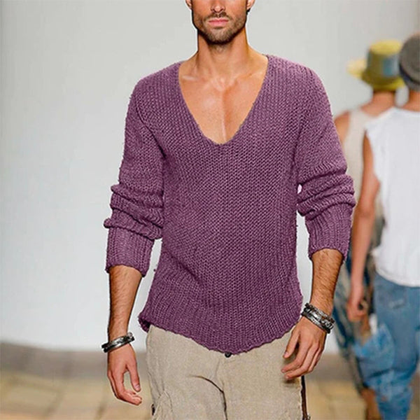 Suéter Tejido Casual para Hombre - Diseño Moderno y Versátil