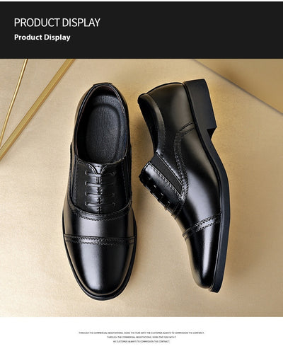 Zapatos de Cuero Formales Puntiagudos para Hombre - Estilo Ejecutivo Británico - Image 21
