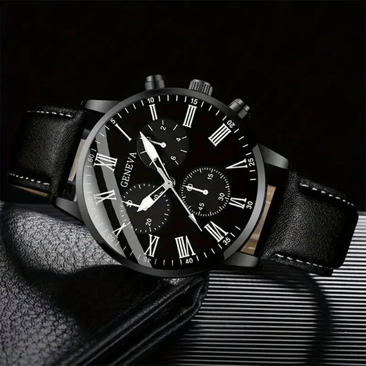 Reloj Pulsera de Cuero para Hombre - Diseño Moderno - Image 12
