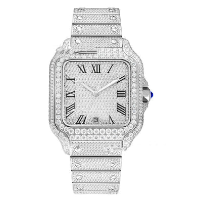 Reloj de Hombre Moissanita Clarity en Acero Inoxidable