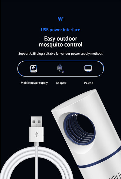 Lámpara Antimosquitos UV con Fotocatalizador - Silenciosa USB para Embarazadas - Image 7