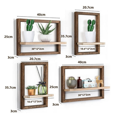 Marco Fotográfico de Madera para Pared con Almacenamiento Aromaterápico - Image 8