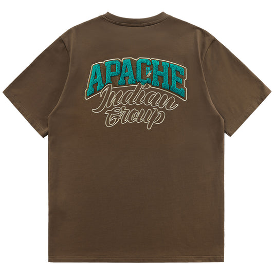 Camiseta Hombre Bordado Letras Americanas - Image 2