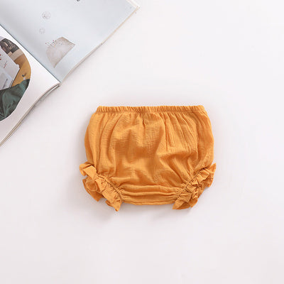 Shorts Infantiles de Algodón y Lino con Encaje - Image 17