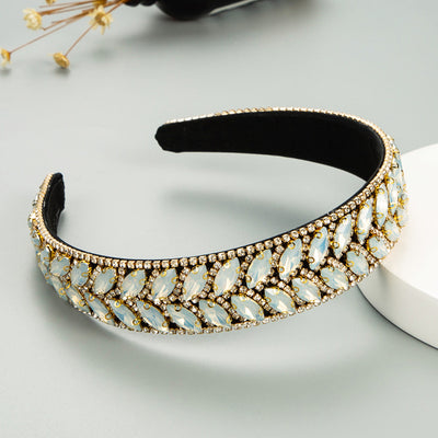 Diadema de Cristal con Diamantes Incrustados y Cadena de Garra para Mujer - Image 15