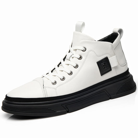 Botas Altas de Cuero para Hombre - Zapatos Casuales Invierno - Image 5