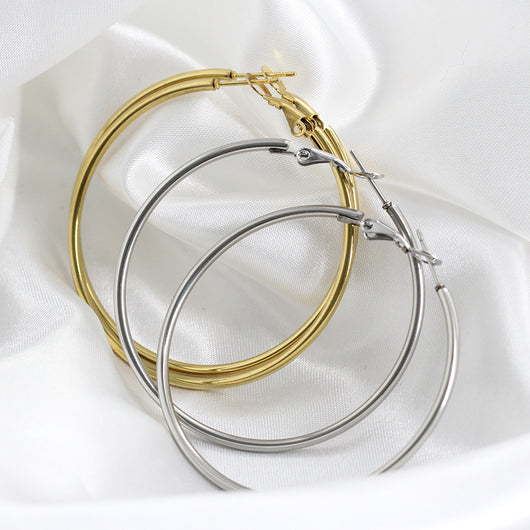 Aretes Redondos de Alambre Minimalistas - Image 7