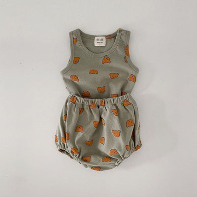 Conjunto Deportivo Estampado sin Mangas - Image 15