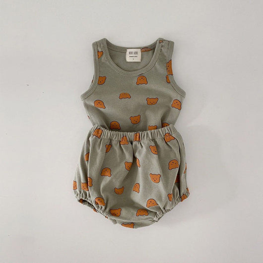 Conjunto Deportivo Estampado sin Mangas - Image 15