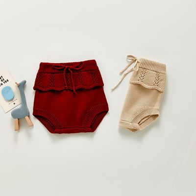 Shorts Tejidos para Niña con Volantes y Texturas Suaves - Image 10
