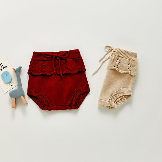 Shorts Tejidos para Niña con Volantes y Texturas Suaves - Image 10